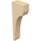 Ekena Millwork 2"W x 4"D x 12"H Thin Legacy Rough Cedar Woodgrain TimberThane Corbel, Primed Tan CORUR02X04X12LGYRCPR - alternate 4
